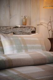 Appletree 'Verbier' 100% Brushed Cotton Duvet Cover Set in Natural - Size: Double - thumbnail 2
