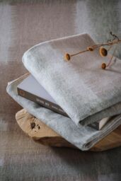Appletree 'Verbier' 100% Brushed Cotton Duvet Cover Set in Natural - Size: Double - thumbnail 3