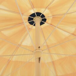 Berkfield Home Beach Umbrella Natural 300 cm Hawaii Style in Brown - thumbnail 4
