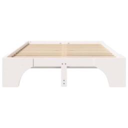 Berkfield Home Bed Frame White Solid wood 120 x 190 cm Bed Frame Rectangular - thumbnail 5