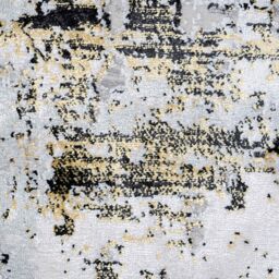 Kukoon Grey Gold Metallic Distressed Abstract Rug in Metallic Gold - Size: 120 cm x 170 cm - thumbnail 4