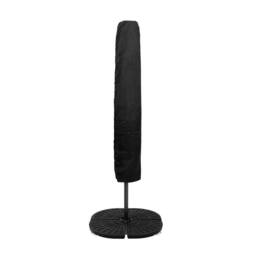 Monstershop LED Cantilever Parasol 3m With Full Fan Base - Beige - thumbnail 3