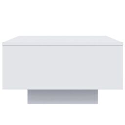 Berkfield Home Coffee Table White 55x55x31 cm Engineered Wood - Size: 55 x 55 x 31 cm - thumbnail 5