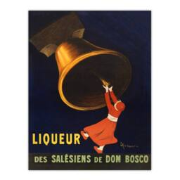 Artery8 Leonetto Cappiello Framed Wall Art Angelus Liquor of Priests Advert in Blue - Size: A4 - thumbnail 3