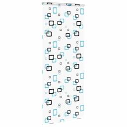 Berkfield Home Shower Roller Blind with Cassette 90x240 cm Fabric Width 86 cm in White - thumbnail 4
