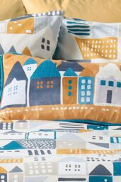Fusion 'Nordica' Luxe Velvet Filled Cushion in Yellow - Size: 30 cm x 50 cm