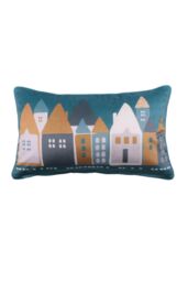 Fusion 'Nordica' Luxe Velvet Filled Cushion in Yellow - Size: 30 cm x 50 cm - thumbnail 3