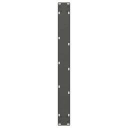 Berkfield Home Modern Dining Table Legs V-Shape 2 pcs Anthracite 80x(72-73.3) cm in Charcoal - thumbnail 7