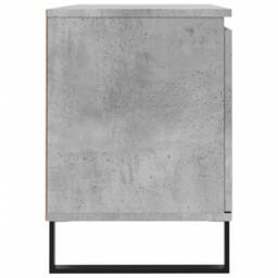 Berkfield Home TV Cabinet Concrete Grey 104x35x50 cm Engineered Wood - Size: 104 x 35 x 50 cm - thumbnail 7
