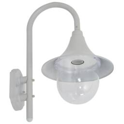 Berkfield Home Garden Wall Lamp E27 42 cm Aluminium White - thumbnail 3