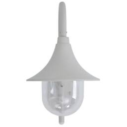 Berkfield Home Garden Wall Lamp E27 42 cm Aluminium White - thumbnail 2