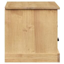 Berkfield Home TV Cabinet VIGO 106x40x40 cm Solid Wood Pine in Brown - Size: 106 x 40 x 40 cm - thumbnail 6