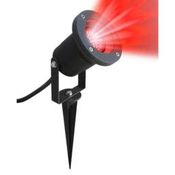 SPETLEK Red & black LED Garden Spike Ground Outdoor Light - thumbnail 2