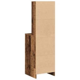 Berkfield Home Highboard Old Wood 40x41x135 cm in Brown - Size: 40 x 41 x 135 cm - thumbnail 8