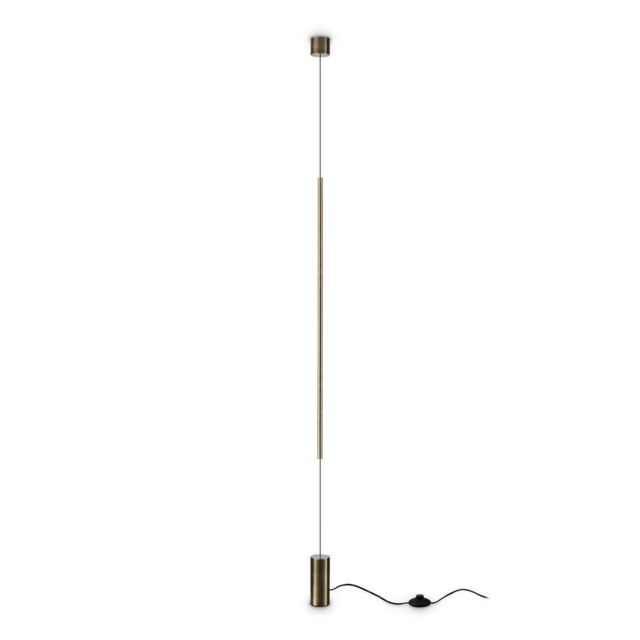 Netlighting FILO Integrated LED Pendant Ceiling Light Brass 3000K NonDim in Yellow - image 1