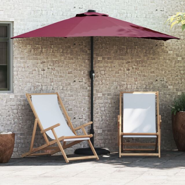 Berkfield Home Garden Parasol Bordeaux red Standard Fabric - image 1