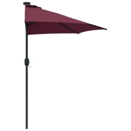 Berkfield Home Garden Parasol Bordeaux red Standard Fabric - thumbnail 6