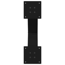 Berkfield Home Dining Table Legs X-Shaped 2 pcs Black 50x(72-73) cm Steel - thumbnail 7