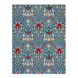 Artery8 William Morris Framed Wall Art Print Snakeshead Flower Pattern in Blue - Size: A4 - thumbnail 3