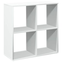 Berkfield Home Room Divider Bookcase White 69.5x29x69.5 cm Engineered Wood - thumbnail 2