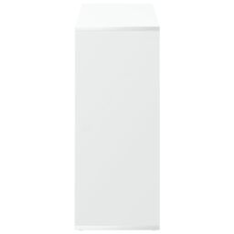 Berkfield Home Room Divider Bookcase White 69.5x29x69.5 cm Engineered Wood - thumbnail 6