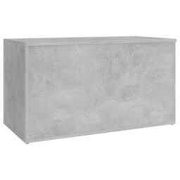 Berkfield Home Storage Chest Concrete Grey 84x42x46 cm Engineered Wood - Size: 84 x 42 x 46 cm - thumbnail 5