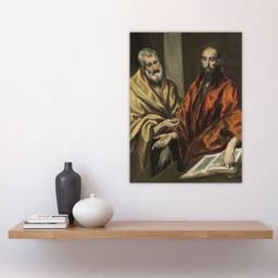 "Artery8 Portrait of Saint Peter & Saint Paul El Greco Wall Art Poster Print - Size: W24"" x H32""" - thumbnail 4
