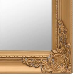 Berkfield Home Free-Standing Mirror Gold 40x160 cm - thumbnail 6