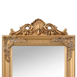 Berkfield Home Free-Standing Mirror Gold 40x160 cm - thumbnail 5