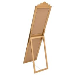 Berkfield Home Free-Standing Mirror Gold 40x160 cm - thumbnail 4
