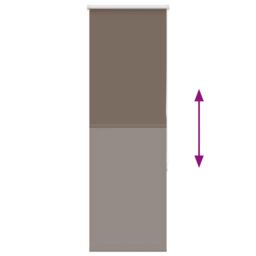 Berkfield Home Roller Blind Blackout Coffee 55x130 cm Fabric Width 50.7 cm Polyester in Brown - thumbnail 5