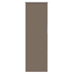 Berkfield Home Roller Blind Blackout Coffee 55x130 cm Fabric Width 50.7 cm Polyester in Brown - thumbnail 2