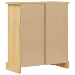 Berkfield Home Beautiful Bathroom Cabinet Corona 70x33x80 cm Solid Wood Pine in Light Tan - Size: 70 x 33 x 80 cm - thumbnail 7