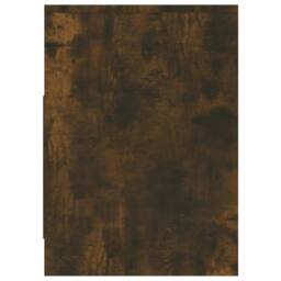 Berkfield Home TV Cabinet Smoked Oak 102x37.5x52.5 cm Engineered Wood in Brown - thumbnail 7