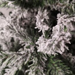 Samuel Alexander 7ft (2.1m) Snow Flocked Woodcote Spruce Artificial Christmas Tree in Green - thumbnail 6