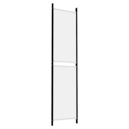 Berkfield Home 3-Panel Room Divider White 150x200 cm Fabric - thumbnail 6