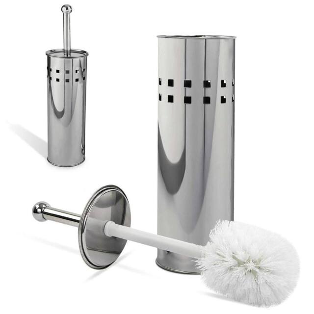 SPETLEK TOILET BRUSH & HOLDER SET SILVER - image 1