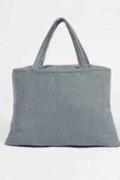 OHS Beach Towel Bag Microfibre Quick Dry Absorbent Bath Large Travel Spa in Charcoal - thumbnail 4