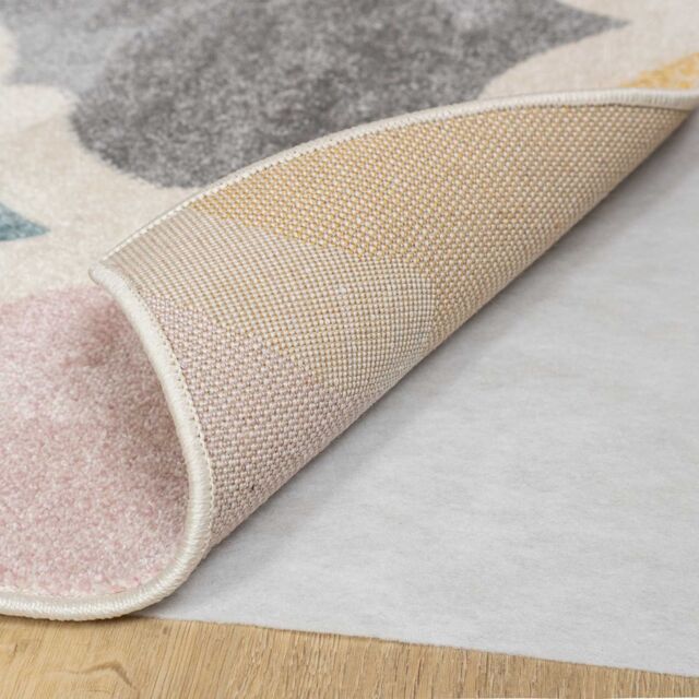 Kukoon Non Slip Rug Underlay Gripper Fleece Carpet in Beige - Size: 80 cm x 150 cm - image 1