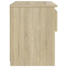 Berkfield Home Bedside Cabinet Sonoma Oak 40x30x39 cm Engineered Wood in Brown - Size: 40 x 30 x 39 cm - thumbnail 5