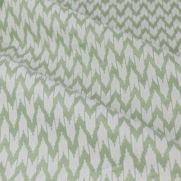Sanderson Hutton Jacquard Room Darkening Pencil Pleat Curtains in Light Green - Size: 168 cm width x 183 cm drop - thumbnail 5