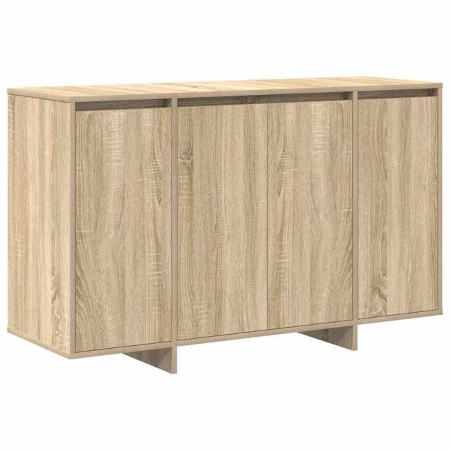 Berkfield Home Sonoma Oak Sideboard Sonoma oak Engineered wood 120 x 41 x 75 cm in Beige - image 1