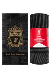 Liverpool F.C. Black Element Towel Crest Cotton Quick Dry Beach Bath Towel 137x69cm - thumbnail 1