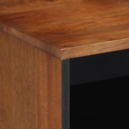 Berkfield Home TV Cabinet Honey brown Solid mango wood, Engineered wood - thumbnail 6