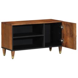 Berkfield Home TV Cabinet Honey brown Solid mango wood, Engineered wood - thumbnail 2