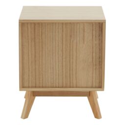 Orsina Versatile Design 2 Drawer Bedside Table, Industrial Design Table For Bedroom, Everyday Use Lounge Table in Grey - thumbnail 2