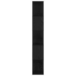 Berkfield Home Shelf Unit Black Oak Engineered Wood Medium Shelf Unit - thumbnail 6