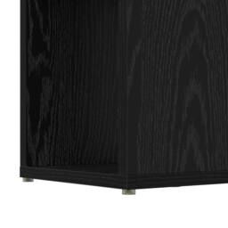 Berkfield Home Shelf Unit Black Oak Engineered Wood Medium Shelf Unit - thumbnail 9