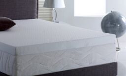 Rest Relax Memory Foam Mattress Topper 5000, 2 inch with Cover in White - Size: Single - thumbnail 3