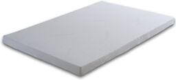 Rest Relax Memory Foam Mattress Topper 5000, 2 inch with Cover in White - Size: Single - thumbnail 1